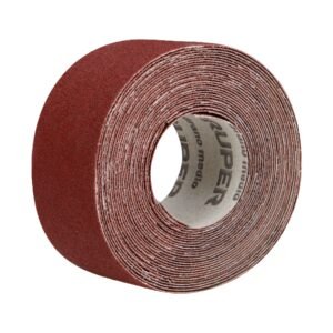 Rollo de 5 m de lija para plomero grano 100 ancho 1-1/2 100569