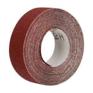 Rollo de 5 m de lija para plomero grano 100 ancho 1 Truper 100568