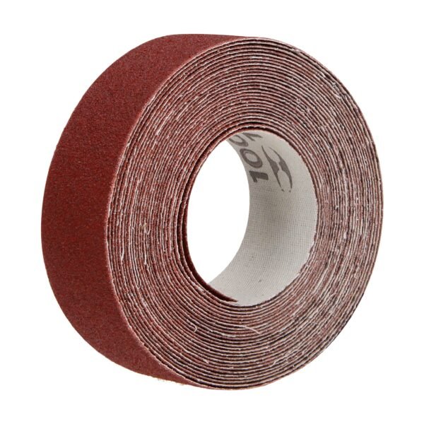 Rollo de 5 m de lija para plomero grano 100 ancho 1 Truper 100568