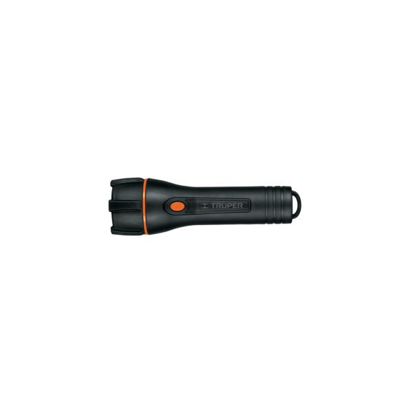 Linterna plástica 1 LED 180 lm con 2 pilas D Truper 13019