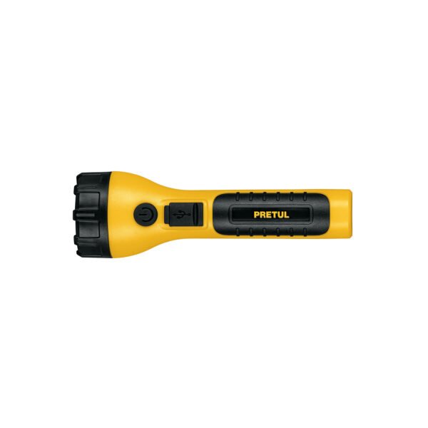 Linterna plástica de LED 120 lm recargable PRETUL 26101