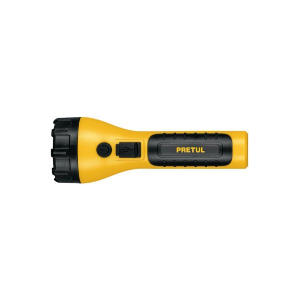 Linterna plástica de LED 180 lm recargable PRETUL 26102