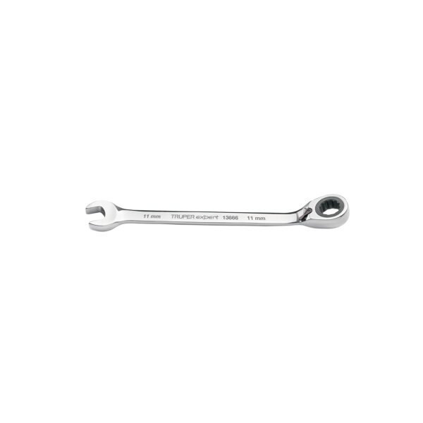 Llave combinada matraca reversible 11mmx160 mm largo Expert 13666