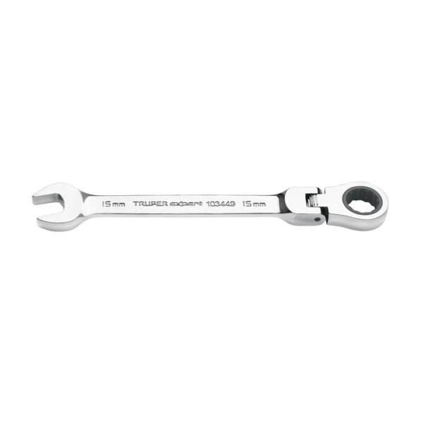 Llave combinada con matraca 15 mm flexible Expert 103449