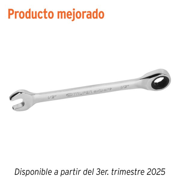 Llave combinada con matraca 1/2 x 173 mm largo Expert 15738