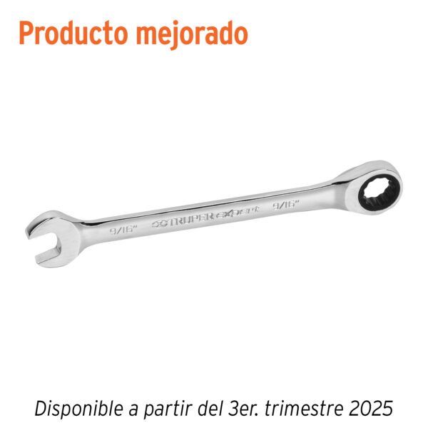 Llave combinada con matraca 9/16 x 185 mm largo Expert 15739