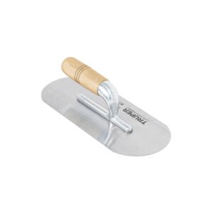Llana canto redondo 12 x 5 con mango de madera Truper 102639