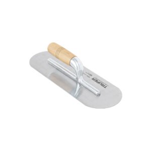 Llana canto redondo 14 x 5 con mango de madera Truper 12397