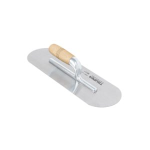 Llana canto redondo 16 x 5 con mango de madera Truper 12398