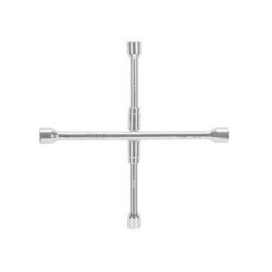 Llave de cruz 14 plegable pulida y cromada TRUPER 15484