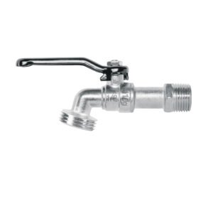 Llave de esfera de zinc 1/2 110 g s/adaptador Basic 48243