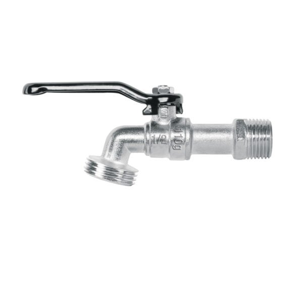 Llave de esfera de zinc 1/2 110 g s/adaptador Basic 48243