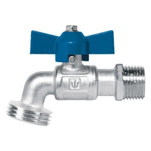 Llave esfera de latón 1/2 maneral corto 130g s/adaptador 45967