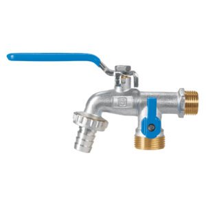 Llave de esfera doble salida 1/2 de latón Foset 48060