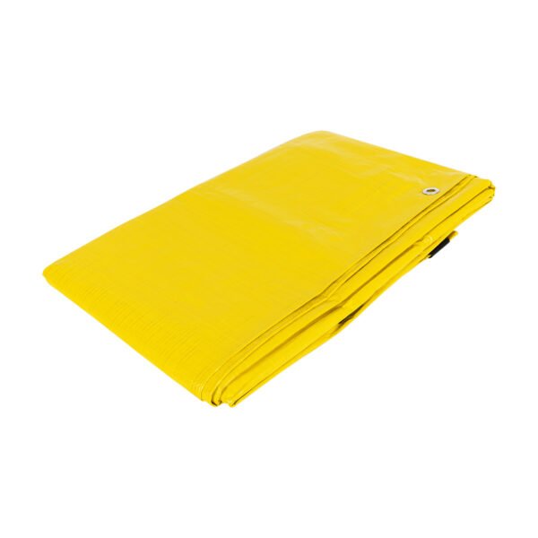 Lona de polietileno 3 x 6 m amarilla 110 g/m2 PRETUL 26163