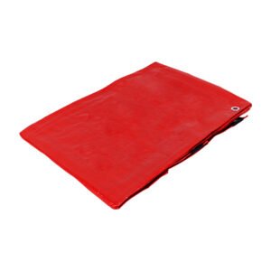 Lona de polietileno 3 x 6 m roja 110 g/m2 PRETUL 26157