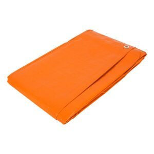 Lona de polietileno 4 x 5 m naranja 110 g/m2 PRETUL 23758