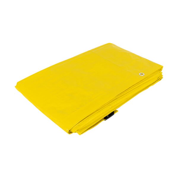 Lona de polietileno 5 x 5 m amarilla 110 g/m2 PRETUL 26164