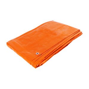 Lona de polietileno 5 x 5 m naranja 110 g/m2 PRETUL 26146