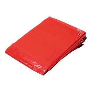 Lona de polietileno 5 x 6 m roja 110 g/m2 PRETUL 23768
