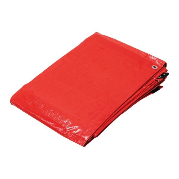 Lona de polietileno 5 x 6 m roja 110 g/m2 PRETUL 23768