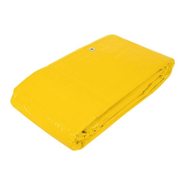 Lona de polietileno 6 x 12 m amarilla 110 g/m2 PRETUL 23745