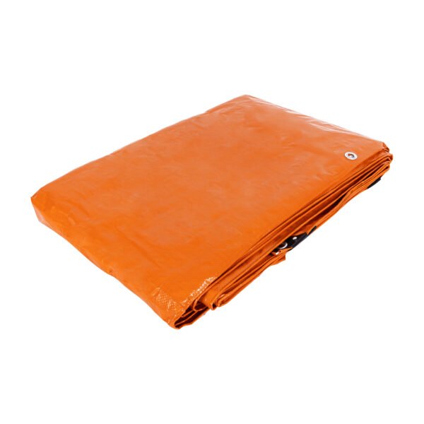 Lona de polietileno 6 x 9 m naranja 110 g/m2 PRETUL 26144