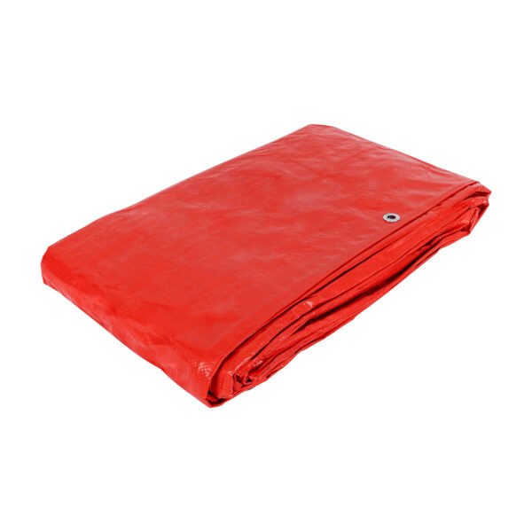 Lona de polietileno 6 x 9 m roja 110 g/m2 PRETUL 26156