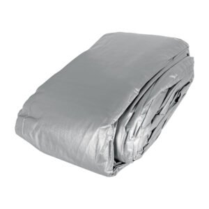 Lona de polietileno reforzada 12x17 m gris 180g/m2 TRUPER 15368