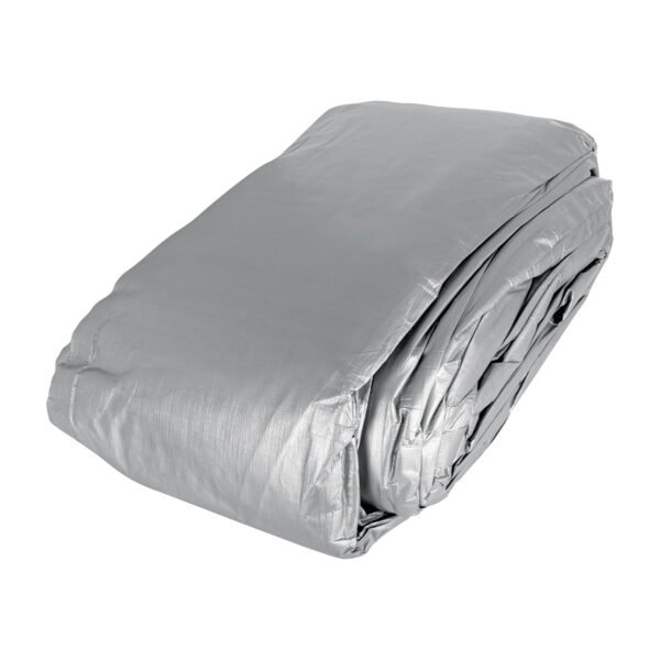 Lona de polietileno reforzada 12x17 m gris 180g/m2 TRUPER 15368