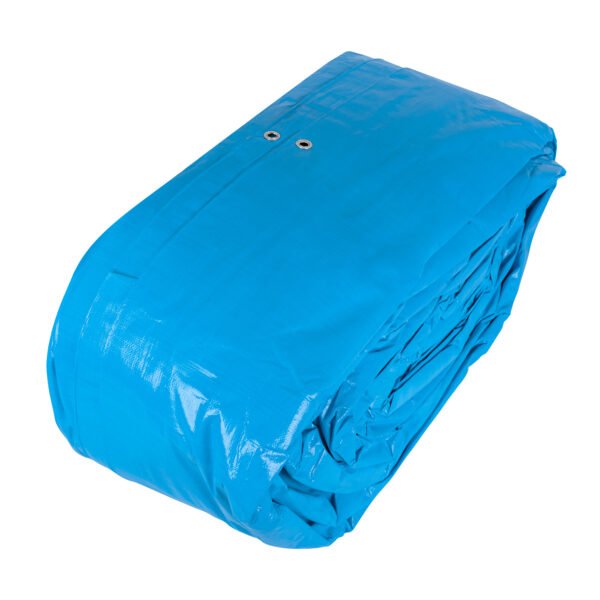 Lona de polietileno reforzada 12x17 m azul 180g/m2 TRUPER 15376