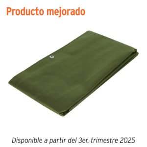 Lona uso rudo 2 x 3 m verde olivo 240 g/m2 TRUPER EXPERT 16373