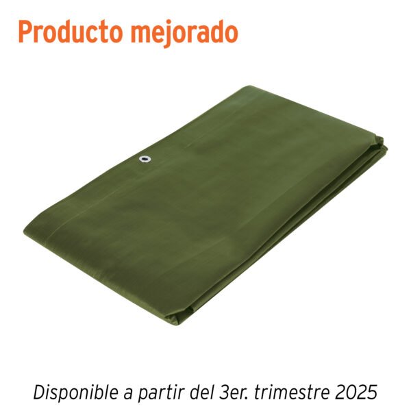 Lona uso rudo 2 x 3 m verde olivo 240 g/m2 TRUPER EXPERT 16373