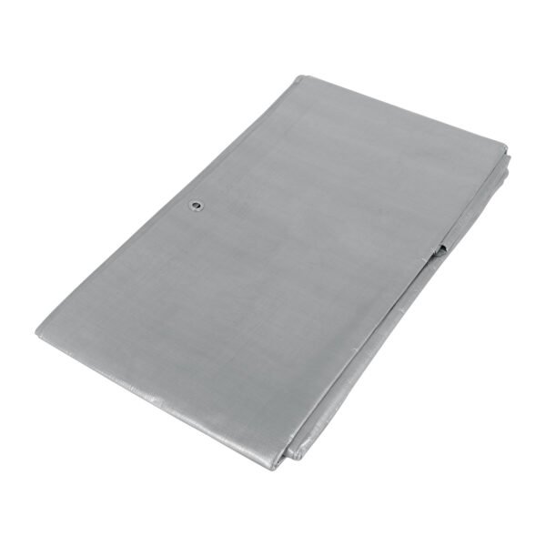 Lona de polietileno reforzada 3 x 4 m gris 180g/m2 TRUPER 15363
