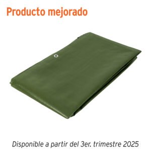 Lona uso rudo 3Â xÂ 4 m verde olivo 240 g/m2 TRUPER EXPERT 16374