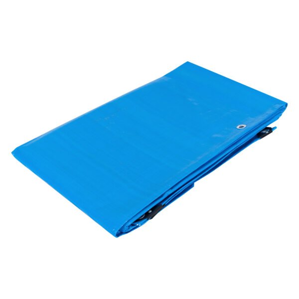 Lona de polietileno reforzada 3 x 5 m azul 180g/m2 TRUPER 102548