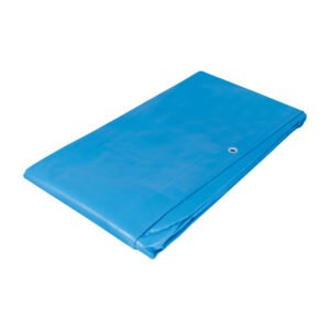 Lona de polietileno reforzada 4 x 6 m azul 180g/m2 TRUPER 15373