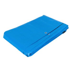 Lona de polietileno reforzada 5 x 5 m azul 180g/m2 TRUPER 102572