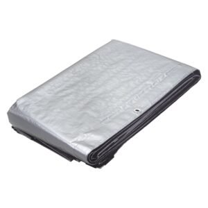 Lona de polietileno reforzada 5 x 6 m gris 180g/m2 TRUPER 15366