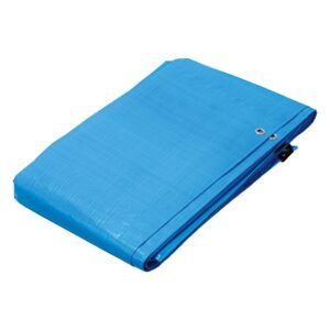 Lona de polietileno reforzada 5 x 6 m azul 180g/m2 TRUPER 15374