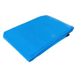 Lona de polietileno reforzada 5 x 7 m azul 180g/m2 TRUPER 102573