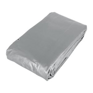 Lona de polietileno reforzada 6x12 m gris 180g/m2 TRUPER 15367