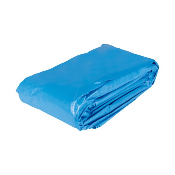 Lona de polietileno reforzada 6x12 m azul 180g/m2 TRUPER 15375