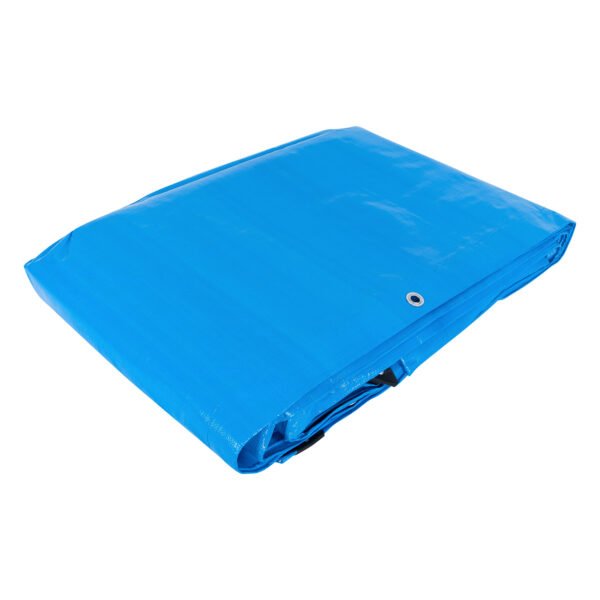 Lona de polietileno reforzada 6 x 9 m azul 180g/m2 TRUPER 102575