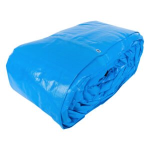 Lona de polietileno reforzada 9x14 m azul 180g/m2 TRUPER 102577