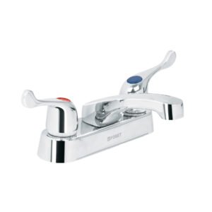 Mezcladora 4 para lavabo nariz larga manerales palanca 49278