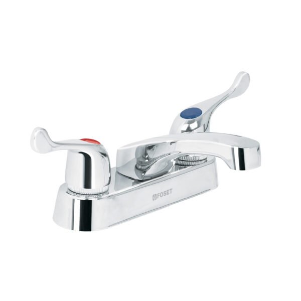 Mezcladora 4 para lavabo nariz larga manerales palanca 49278