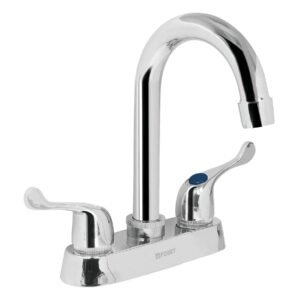 M-060P.jpg Mezcladora 4 para lavabo cuello bar manerales palanca 49280