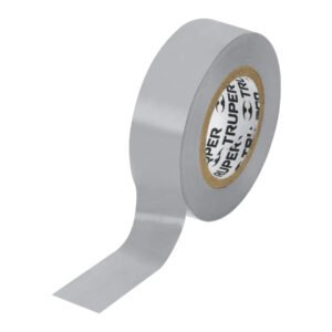 Cinta de aislar de 9 m x 19 mm gris Truper 13516
