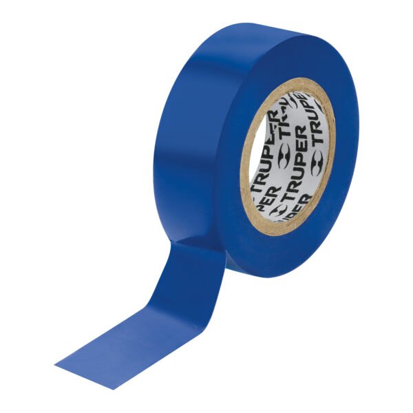 Cinta de aislar de 9 m x 19 mm azul Truper 13514